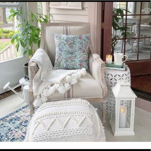 2 Pottery Barn Pillow Covers with Inserts 18”x18”